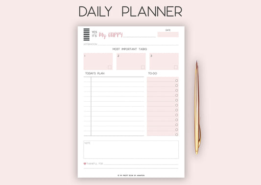 DAY PLANNER II PDF template