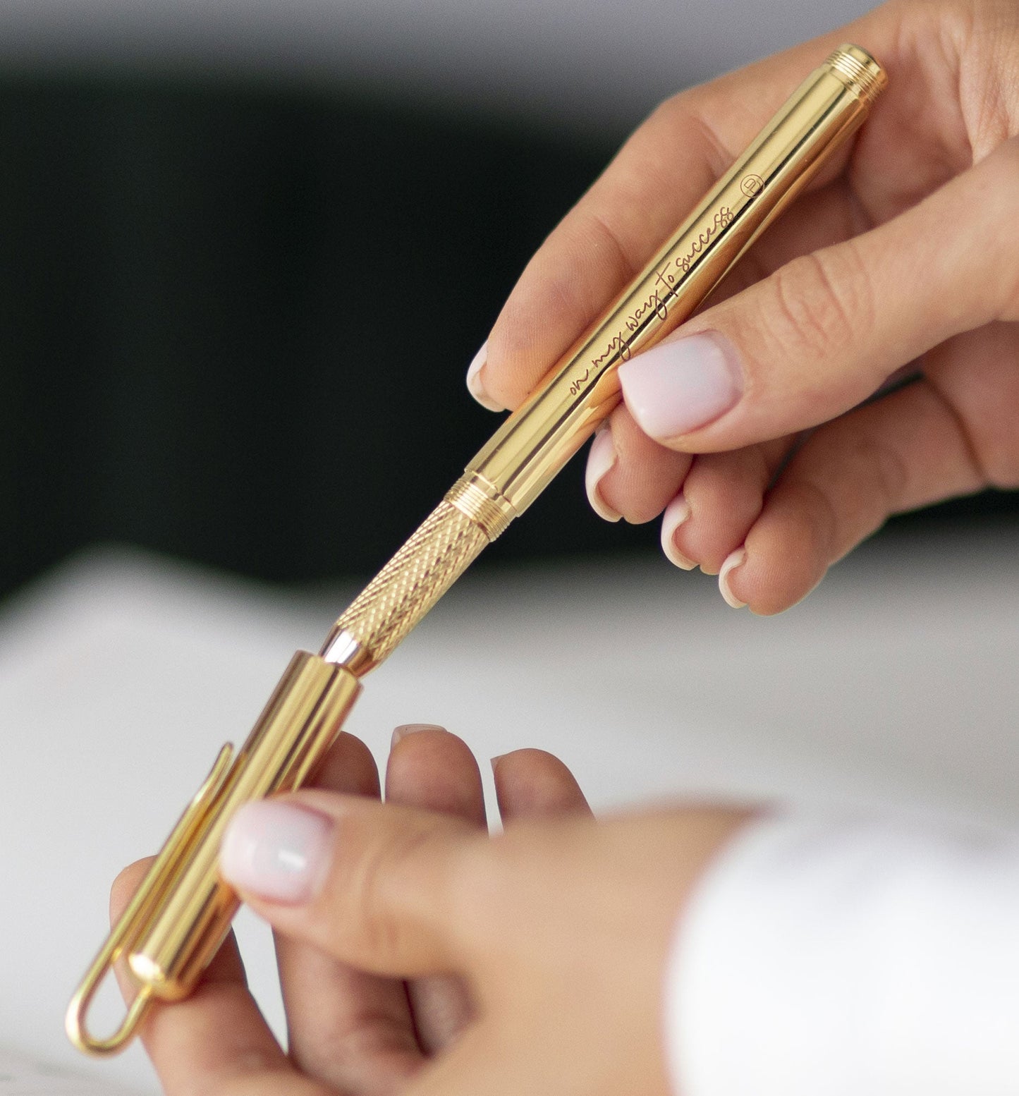 Luxury Golden Pen - Glossy Golden