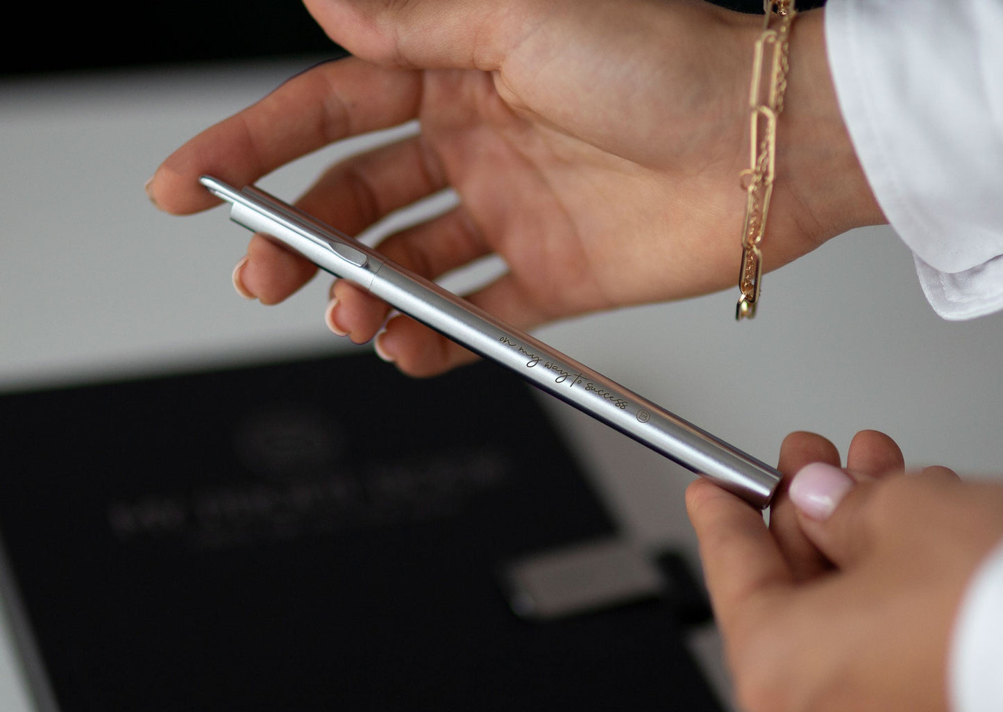Luxury Silver Pen Glossy Silver