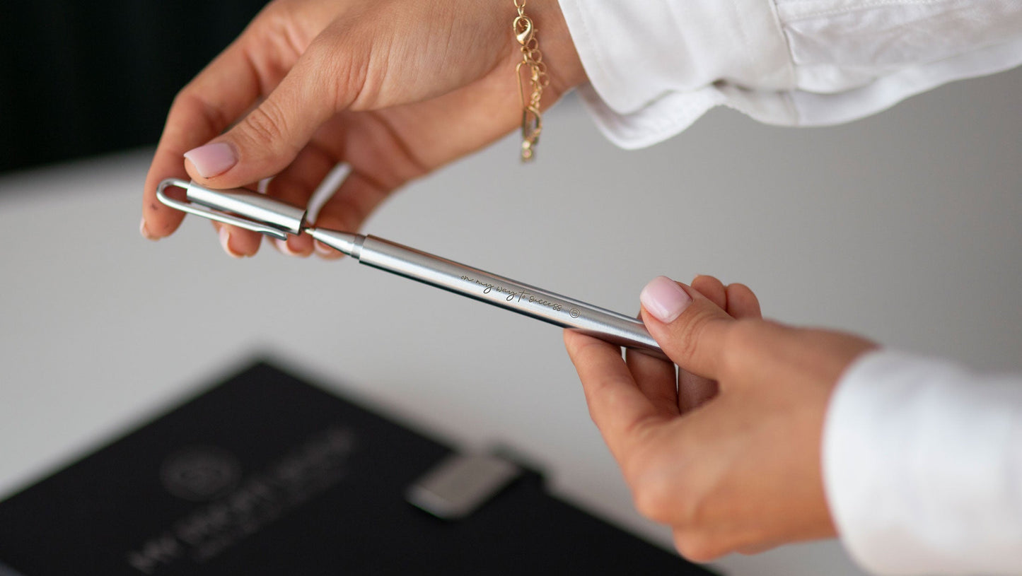 Luxury Silver Pen Glossy Silver