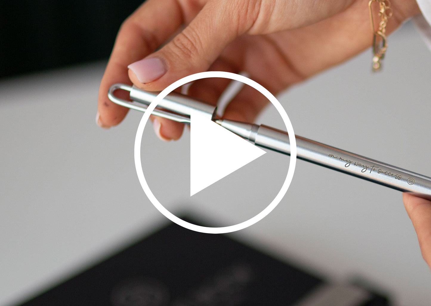 Luxury Silver Pen Glossy Silver