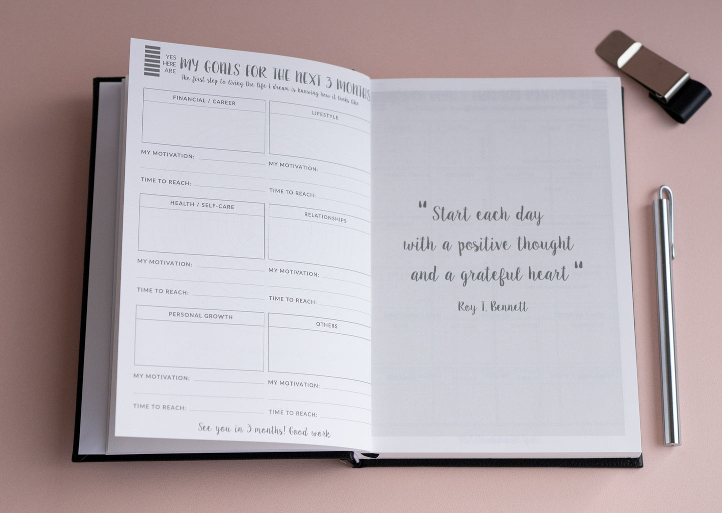 MyProfitBook - Black Planner