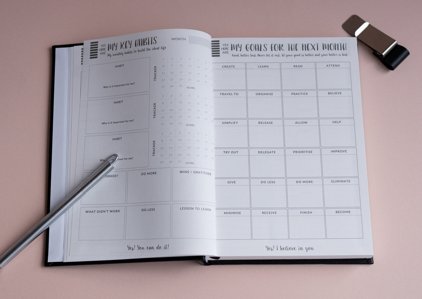 MyProfitBook - Black Planner