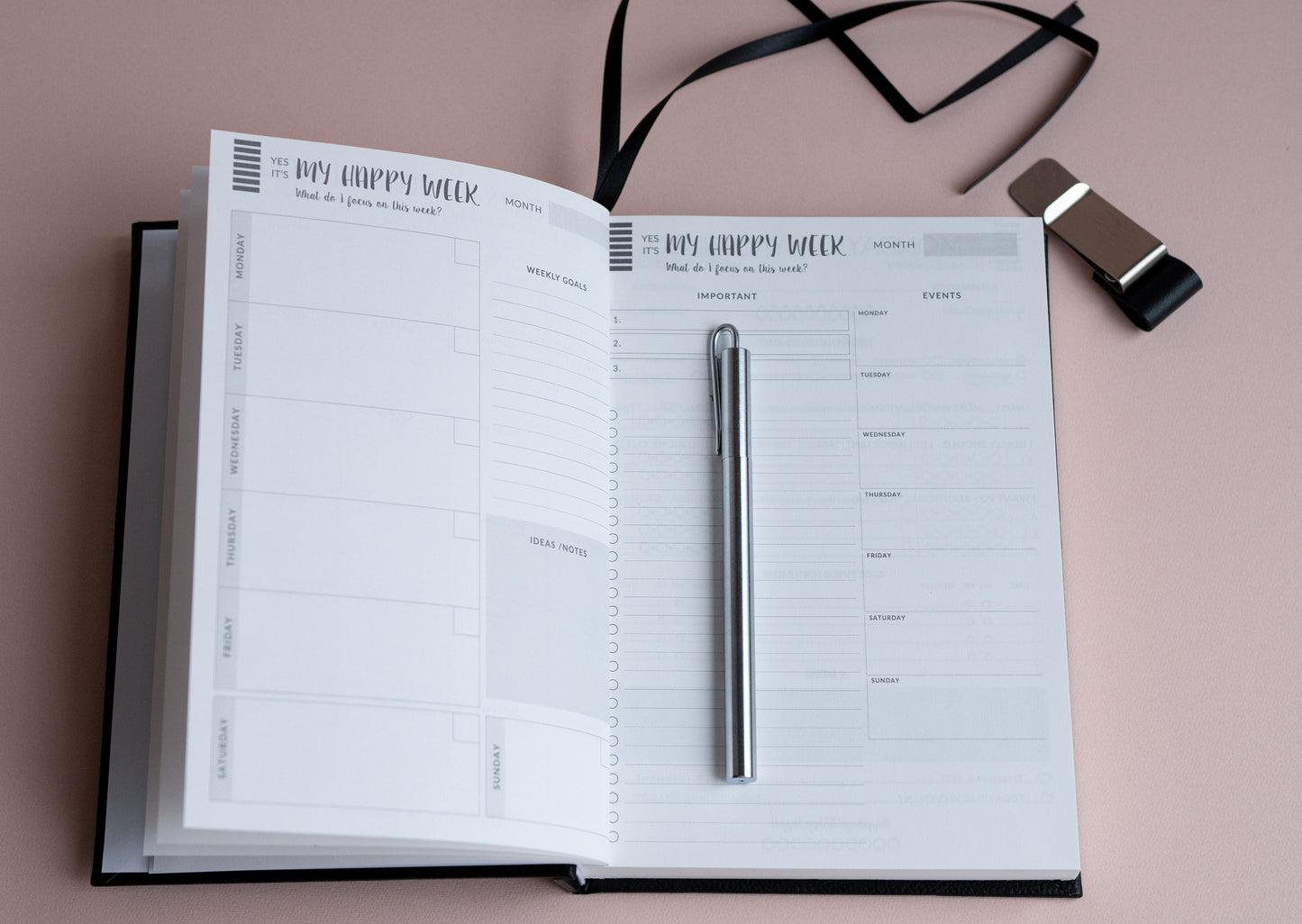 MyProfitBook - Black Planner