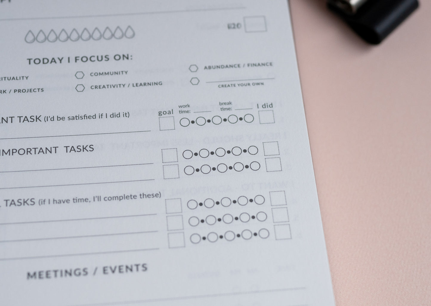 MyProfitBook - Black Planner