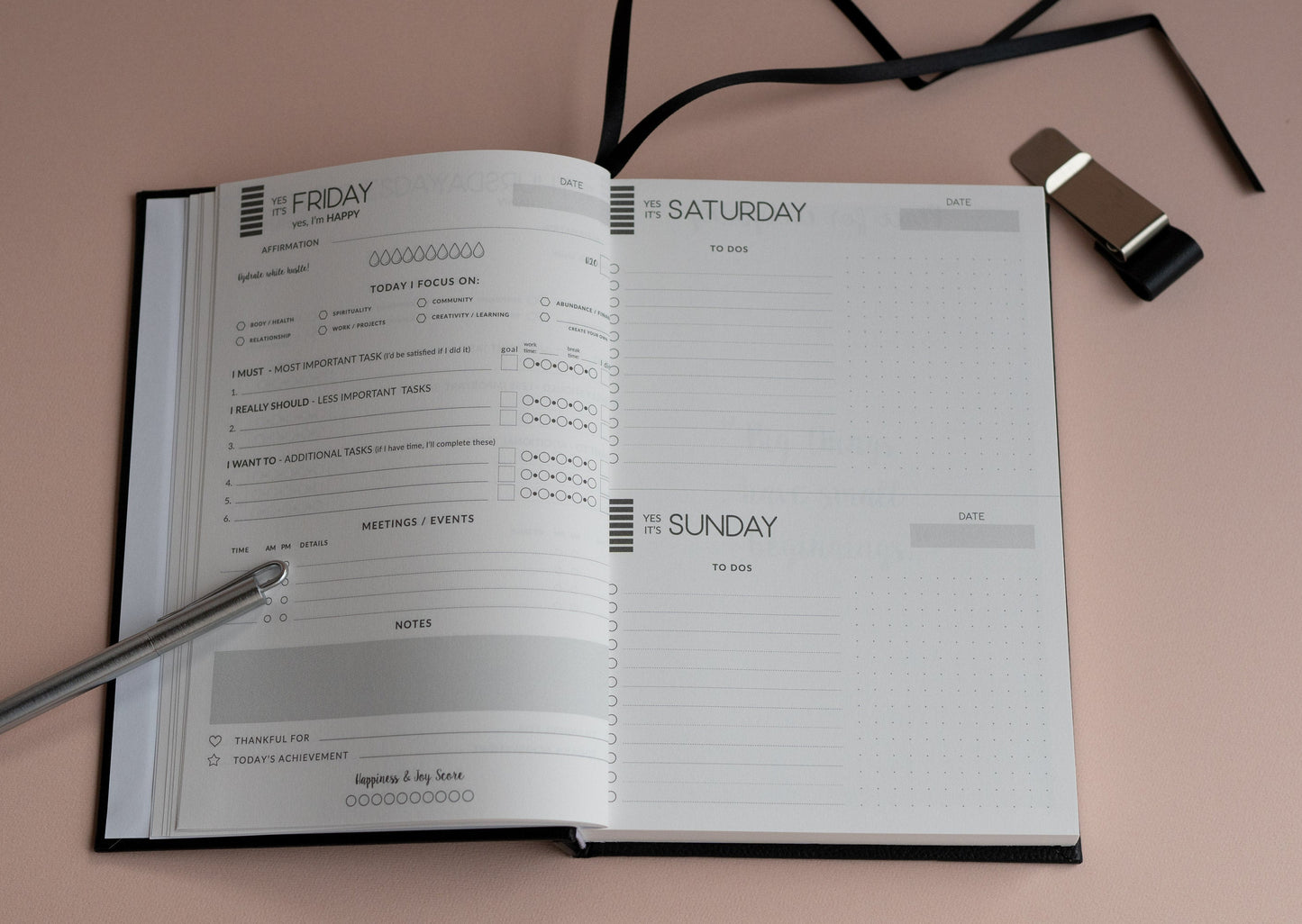 MyProfitBook - Black Planner