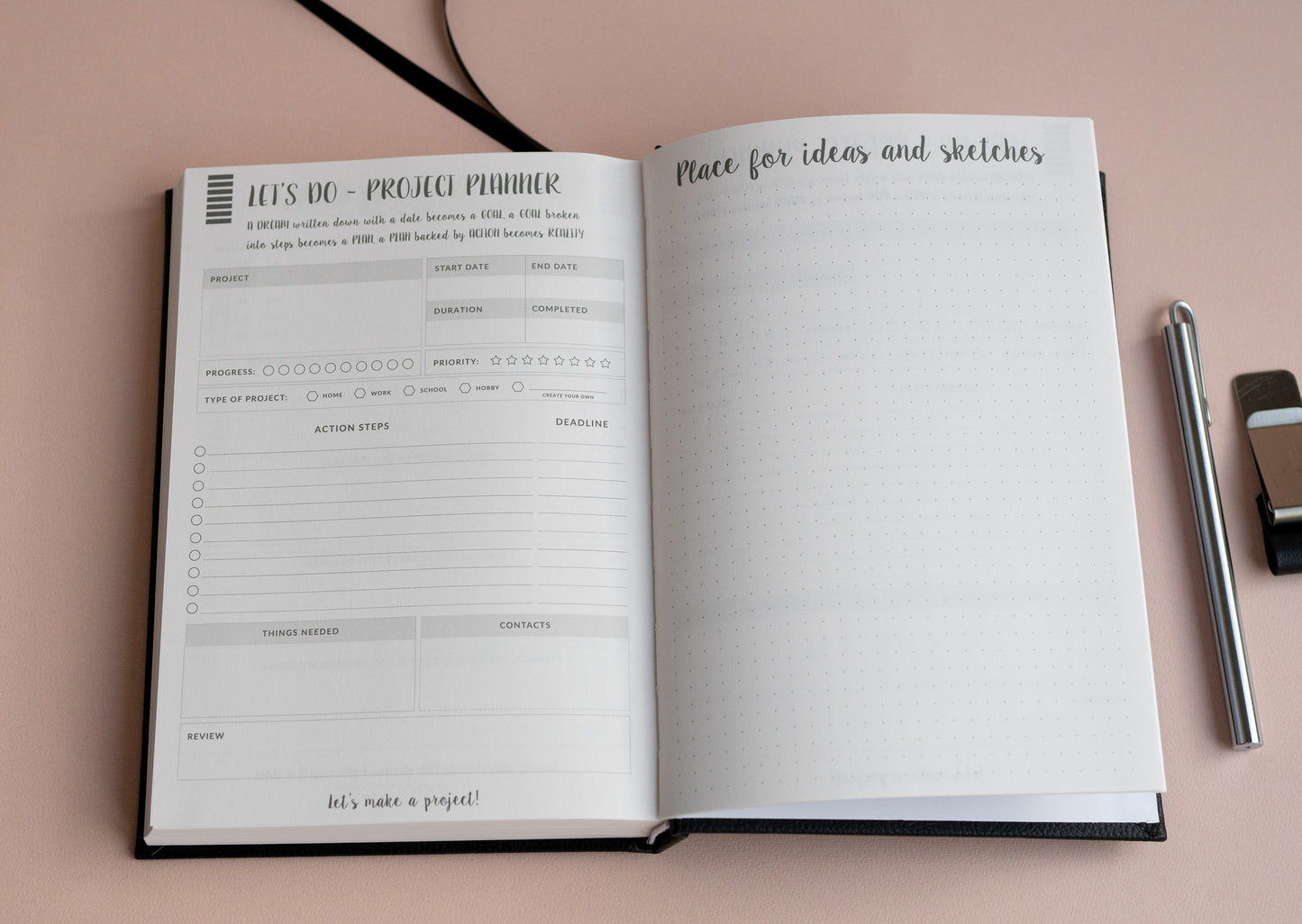 MyProfitBook - Black Planner