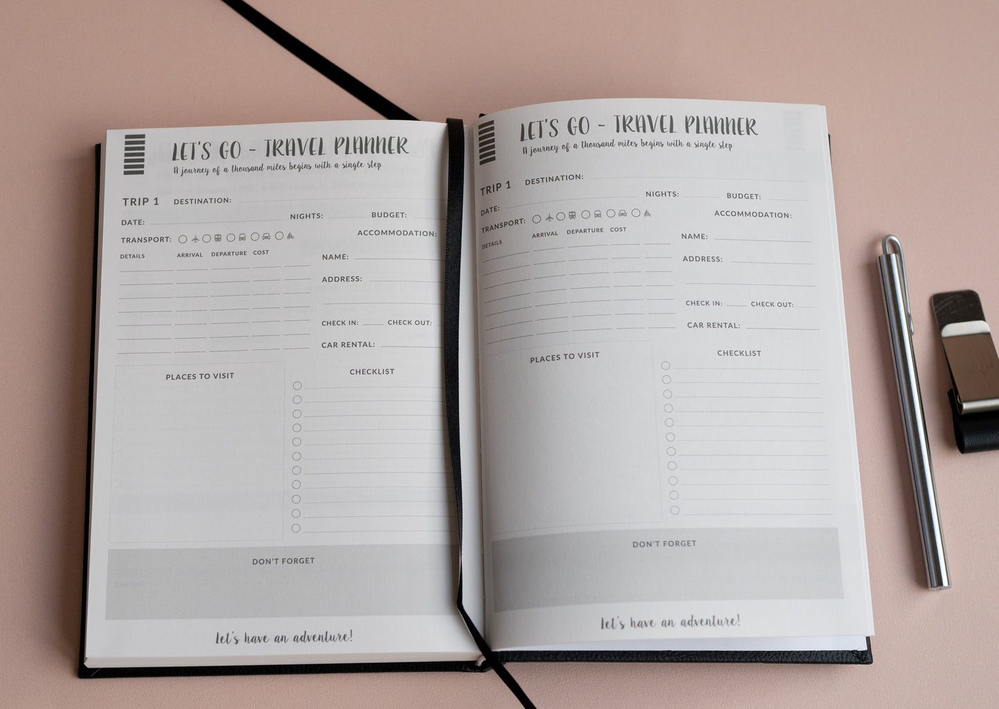 MyProfitBook - Black Planner