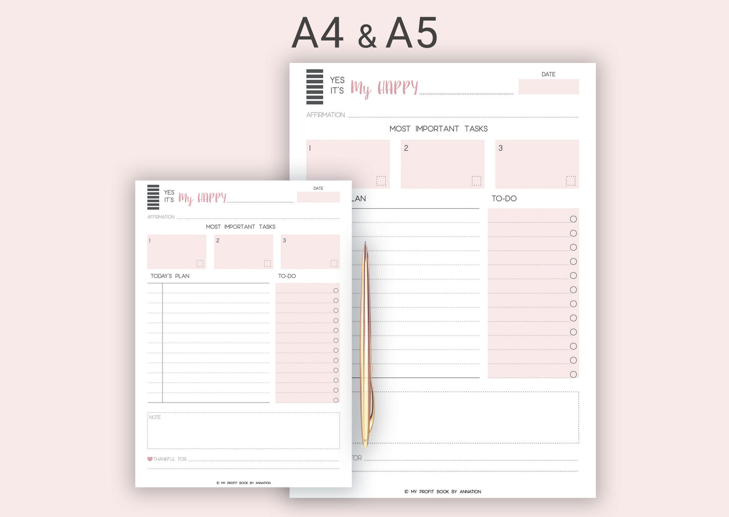 DAY PLANNER II PDF template