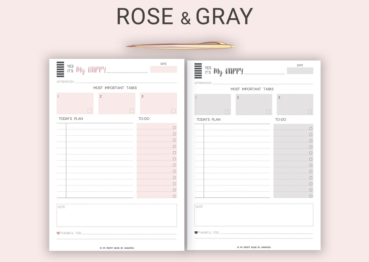 DAY PLANNER II PDF template