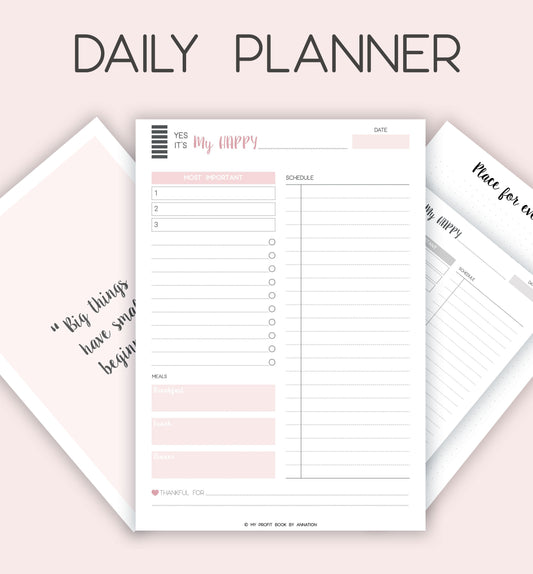 DAY PLANNER III PDF template