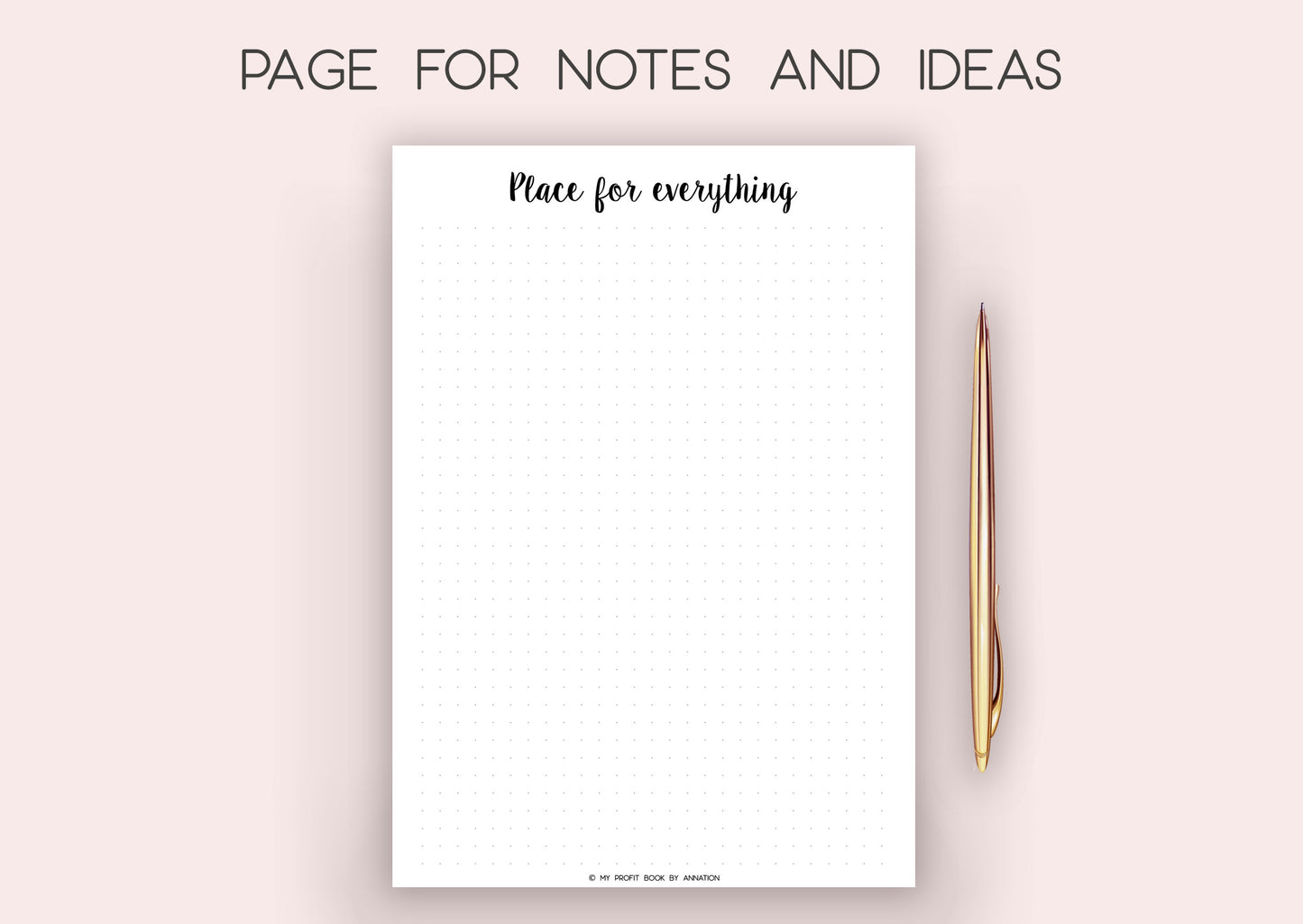 GOALS PLANNER I PDF template