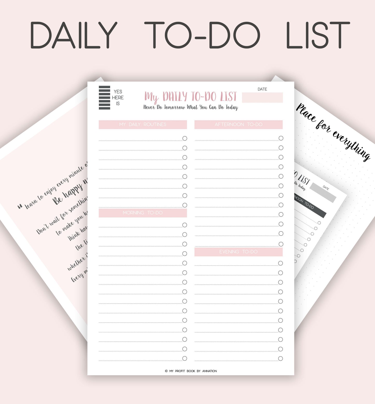 PDF TEMPLATE DAILY TO-DO LIST